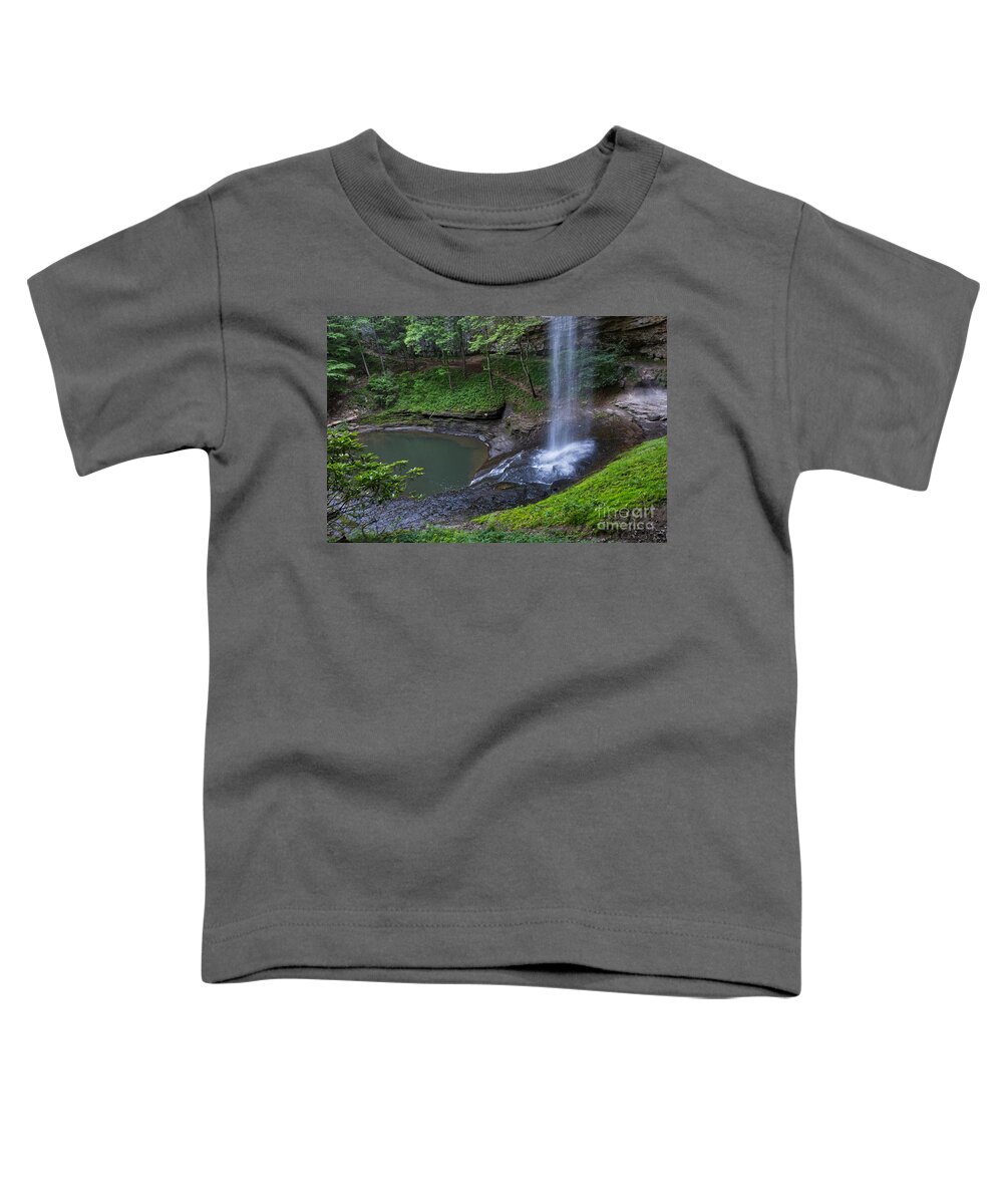 Piney Falls Toddler T-Shirt featuring the photograph Upper Piney Falls 15 by Phil Perkins