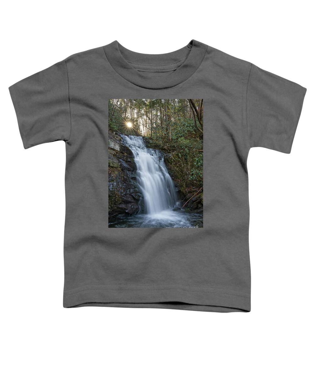 Tennessee Toddler T-Shirt featuring the photograph Upper Spruce Flats Falls by Phil Perkins