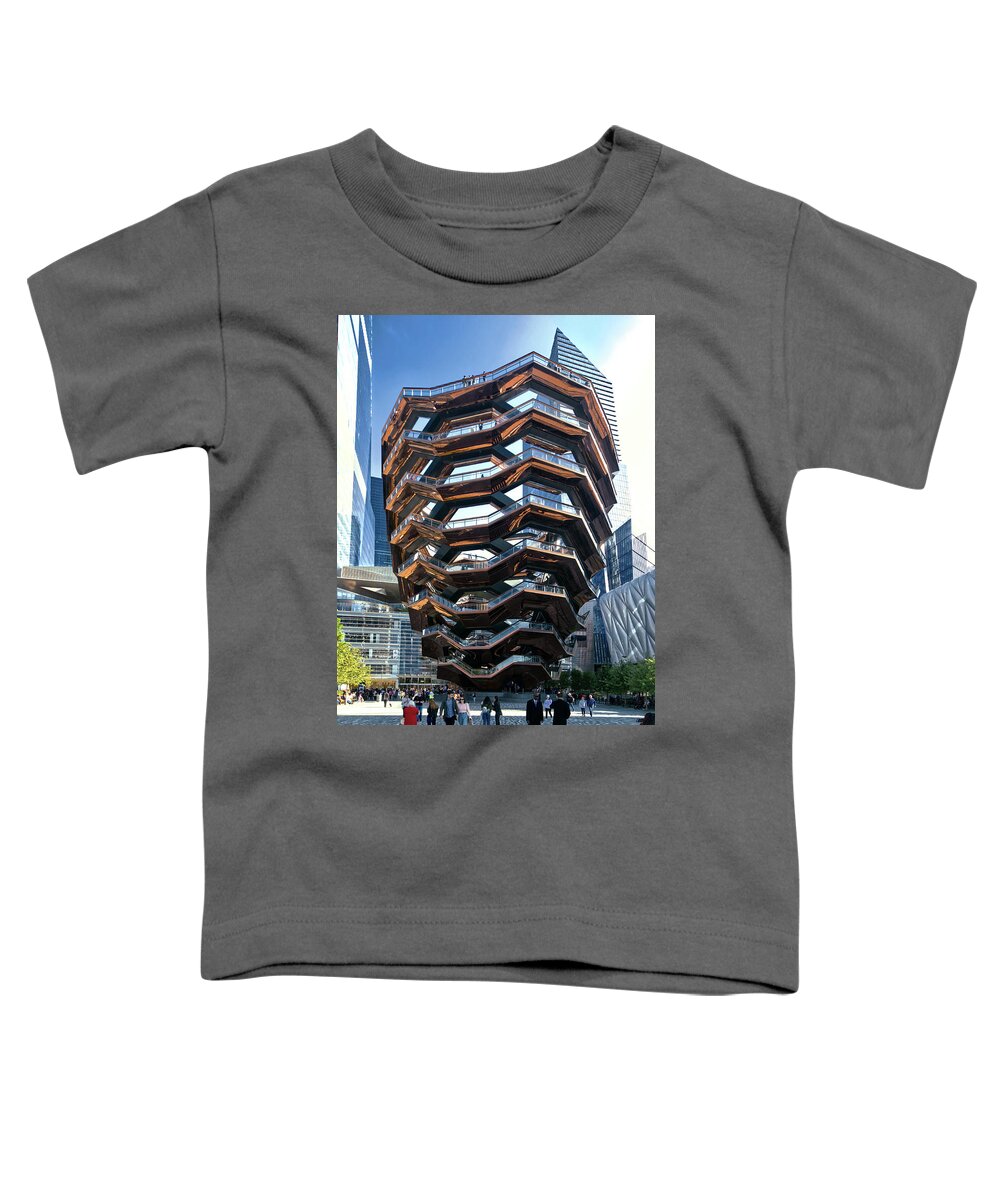 Hudson Yards Toddler T-Shirt featuring the photograph Vessel by S Paul Sahm