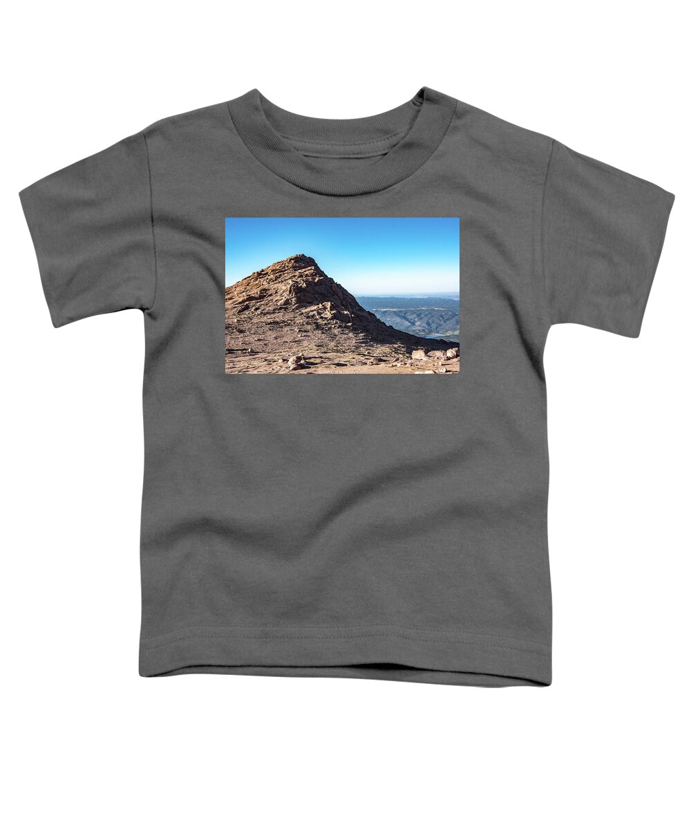 Mountain View Pikes Peak Toddler T-Shirt featuring the photograph View By Pikes Peak by Nathan Wasylewski