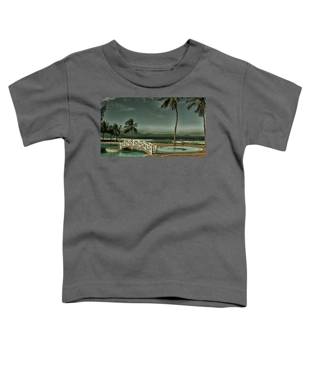 Landscape Toddler T-Shirt featuring the photograph View from the resort by Robert Bociaga