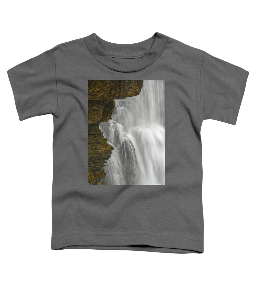 Virgin Falls Toddler T-Shirt featuring the photograph Virgin Falls 8 by Phil Perkins