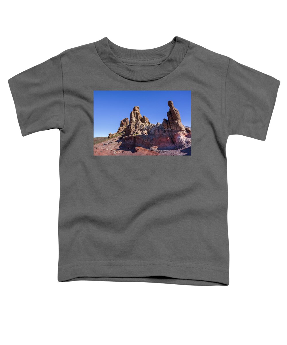 Mountains Toddler T-Shirt featuring the photograph Volcanic needles in Teide National Park by Sun Travels