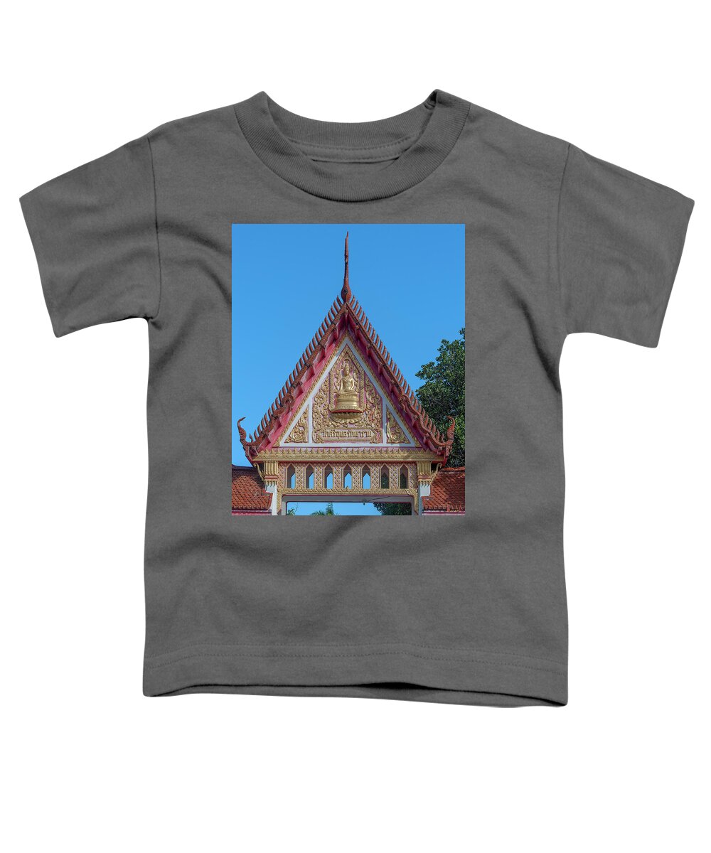 Scenic Toddler T-Shirt featuring the photograph Wat Si Ubon Rattanaram Temple Gate DTHU1188 by Gerry Gantt