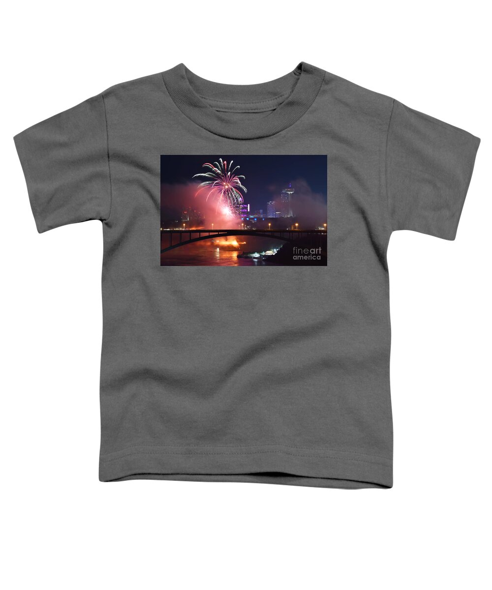 Fireworks Toddler T-Shirt featuring the photograph Watching The Fireworks June 13, 2022 by Sheila Lee