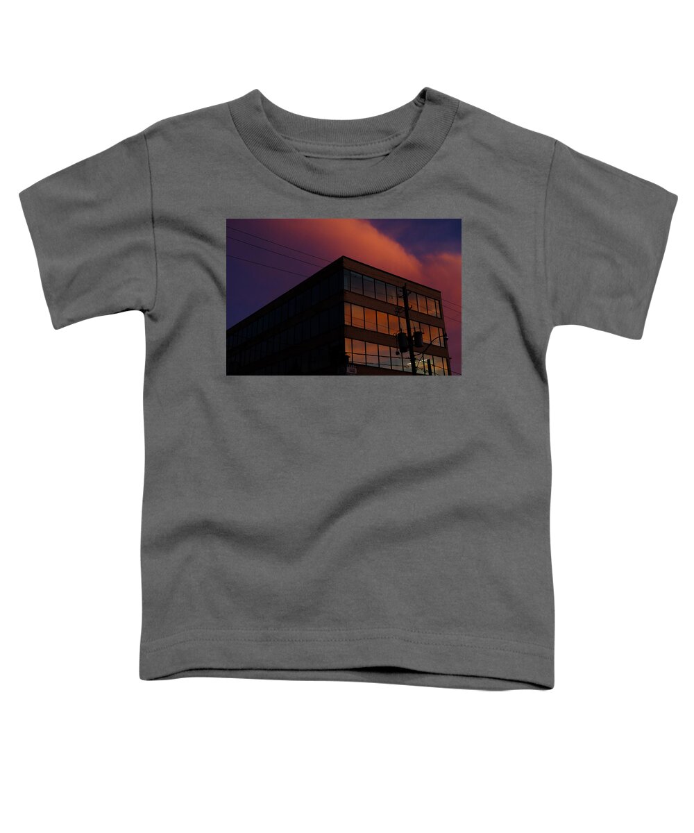 Sky Toddler T-Shirt featuring the photograph when the sky gives you a toothache II by Kreddible Trout