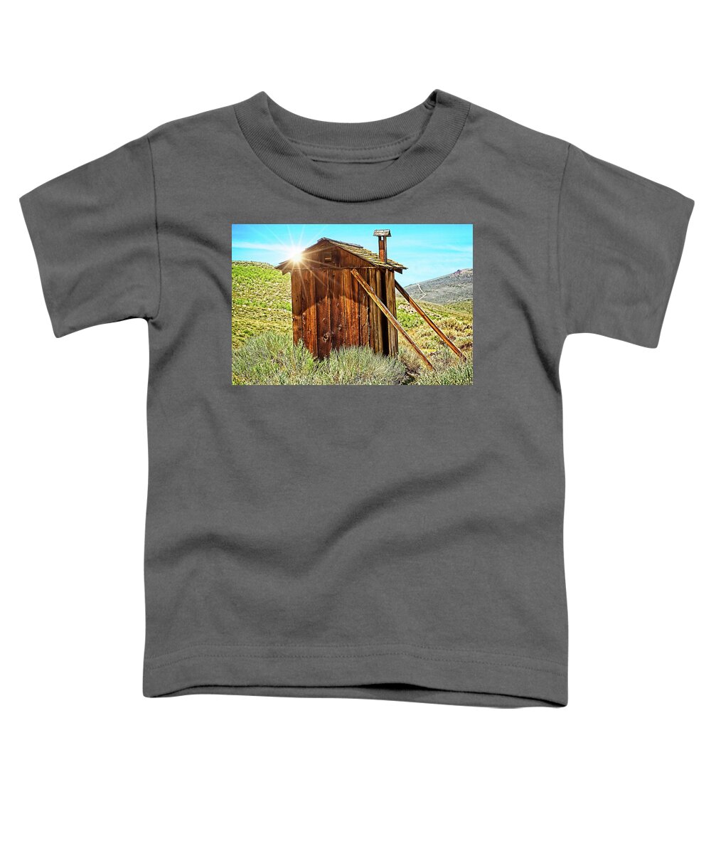 Abandoned Toddler T-Shirt featuring the photograph When You Gotta Go by David Desautel