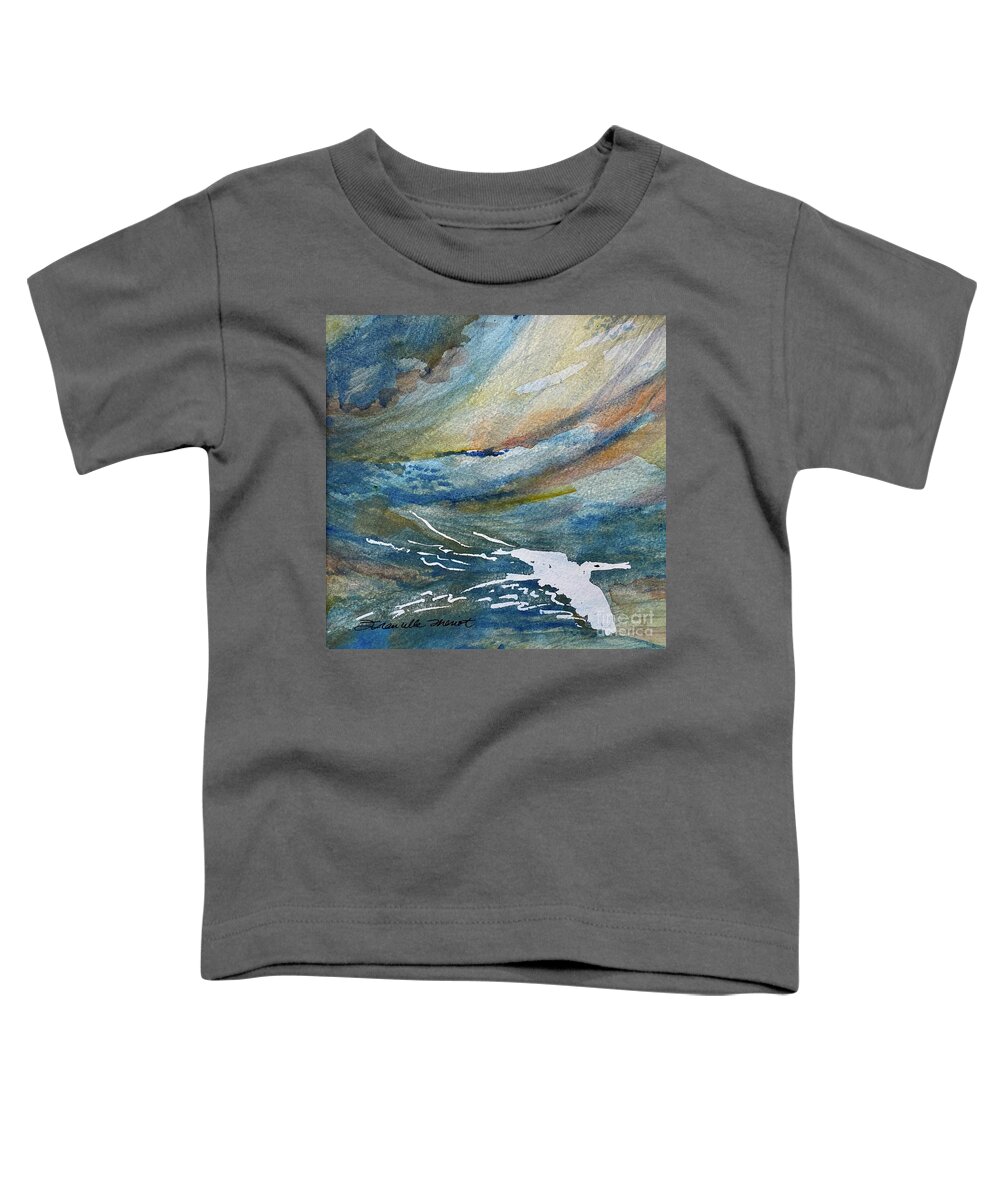Louisiana Artist Toddler T-Shirt featuring the painting White flight by Francelle Theriot