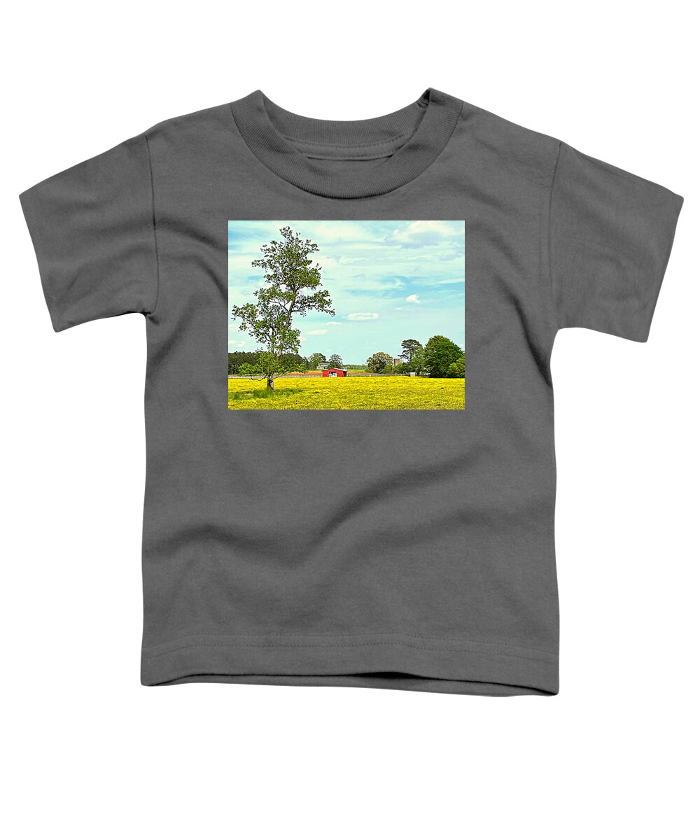 Wildflower Toddler T-Shirt featuring the photograph Wildflower Field by Lee Darnell