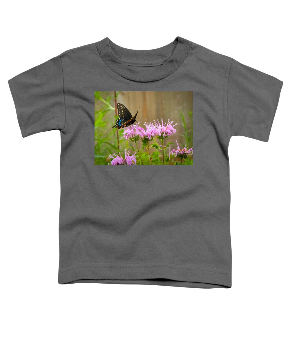  Toddler T-Shirt featuring the photograph Winged Beauty by Jack Wilson