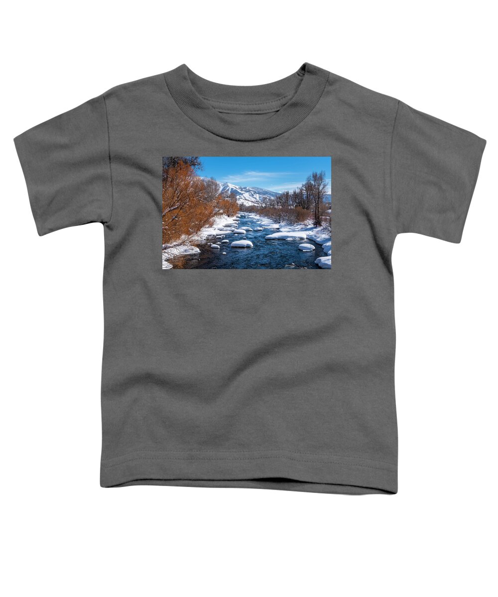 Steamboat Toddler T-Shirt featuring the photograph Winter In Steamboat by Michael Smith