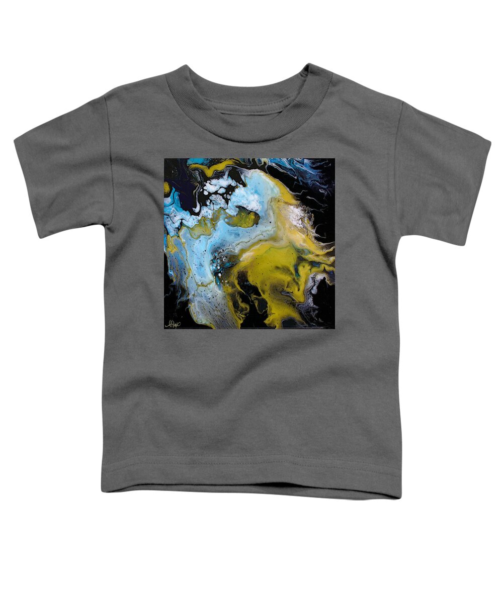 Houston Toddler T-Shirt featuring the painting Winter is Coming by Allison Fox