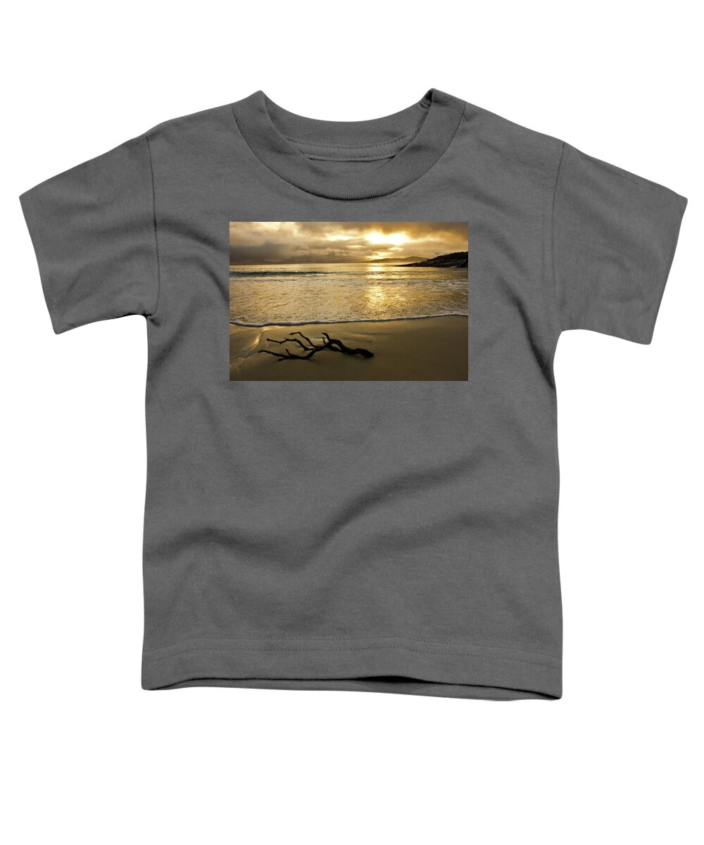 Donegal Toddler T-Shirt featuring the photograph Winter Sunset - Downings, Donegal by John Soffe