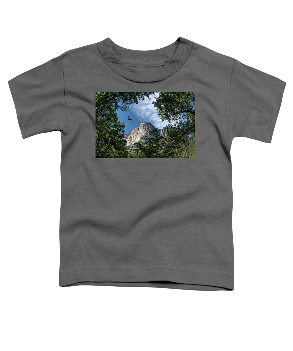 Landscape Toddler T-Shirt featuring the photograph Yosemite Osprey by Romeo Victor
