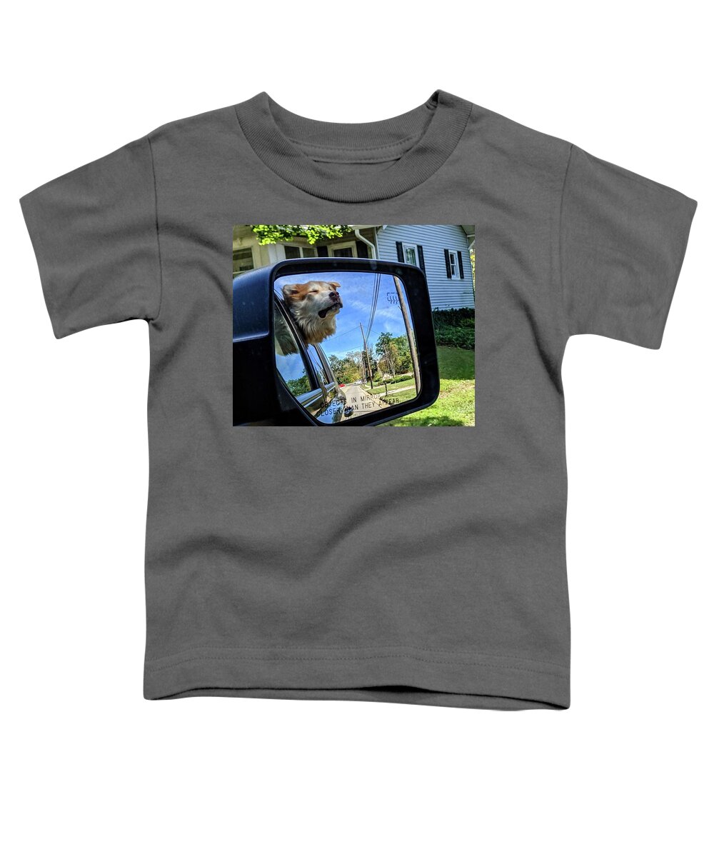  Toddler T-Shirt featuring the photograph Zen Doggo by Brad Nellis
