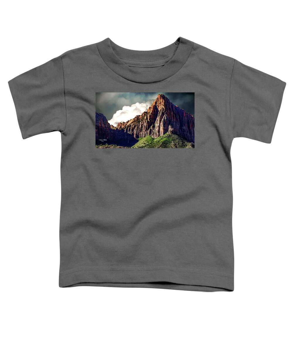 Landscape Toddler T-Shirt featuring the photograph Zion - The Watchman by G Lamar Yancy