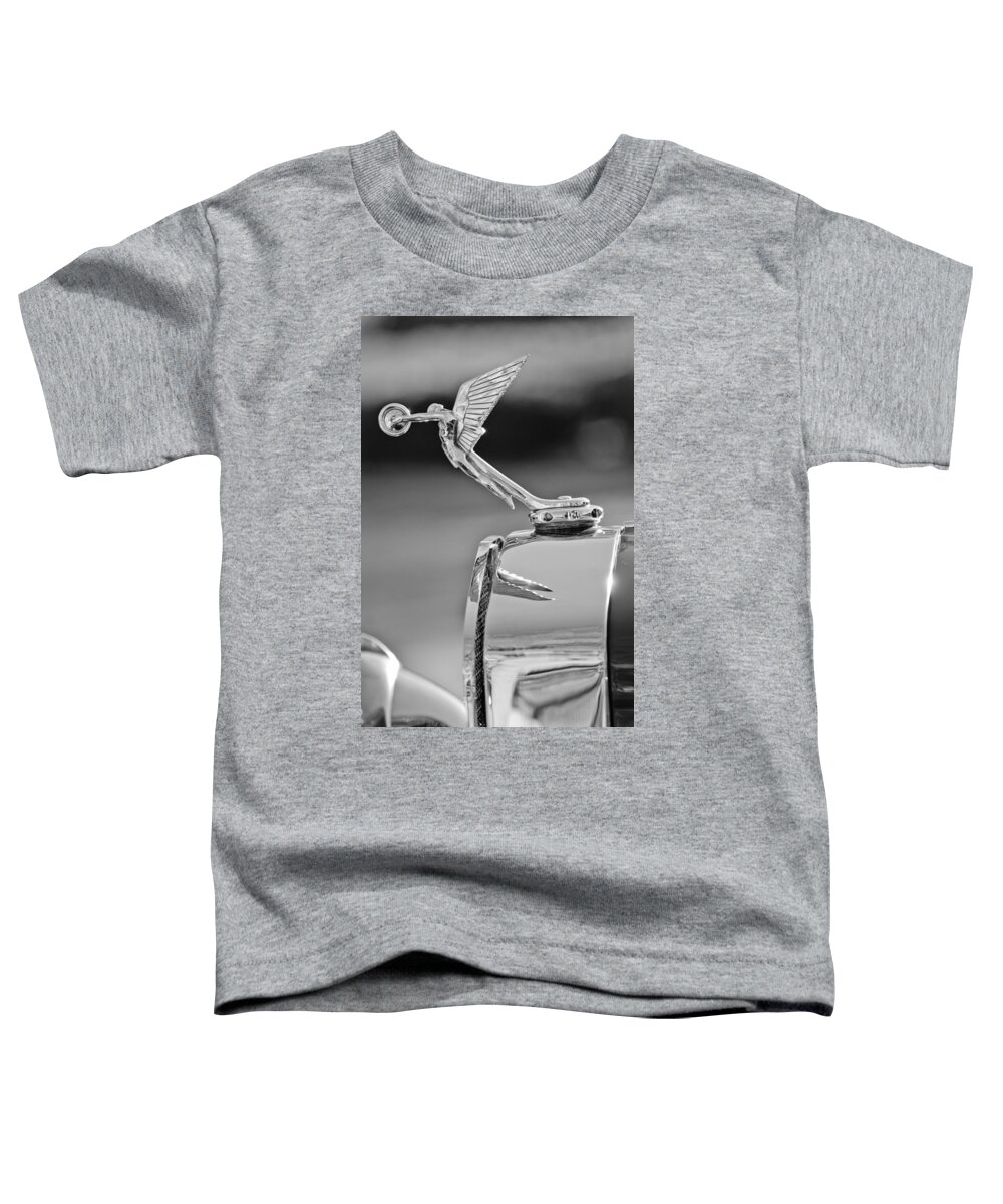 1927 Isotta-fraschini Tipo 8a Boat-tail Tourer Hood Ornament Toddler T-Shirt featuring the photograph 1927 Isotta-Fraschini Tipo 8A Boat-Tail Tourer Hood Ornament by Jill Reger