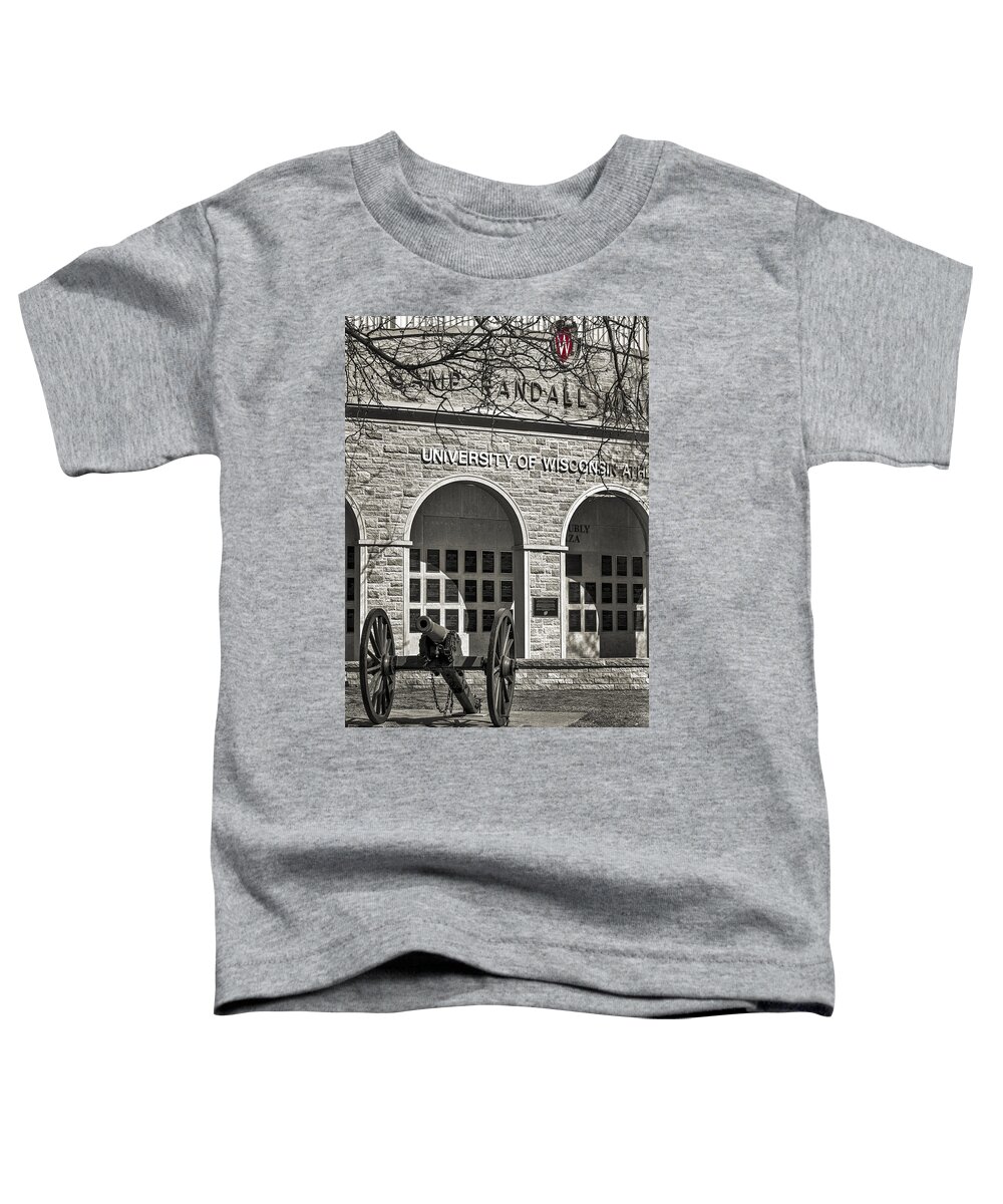 Badger Toddler T-Shirt featuring the photograph Camp Randall - Madison #4 by Steven Ralser