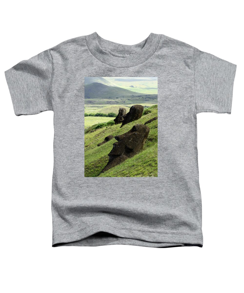 Easter Island Toddler T-Shirt featuring the photograph Easter Island 17 by Bob Christopher