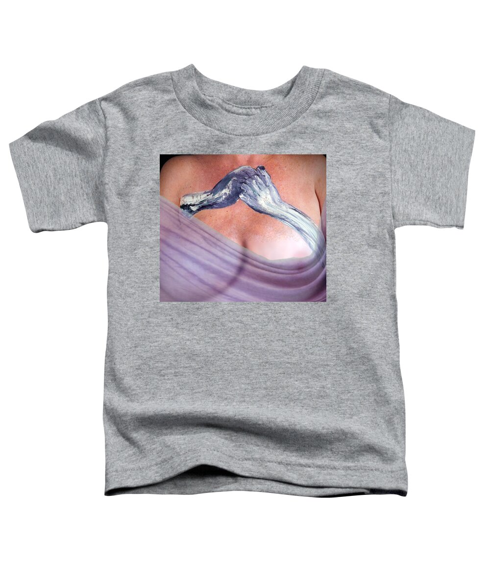 Hadassah Greater Atlanta Toddler T-Shirt featuring the photograph 1. Judy Robkin, Artist, 2015 by Best Strokes - Formerly Breast Strokes - Hadassah Greater Atlanta