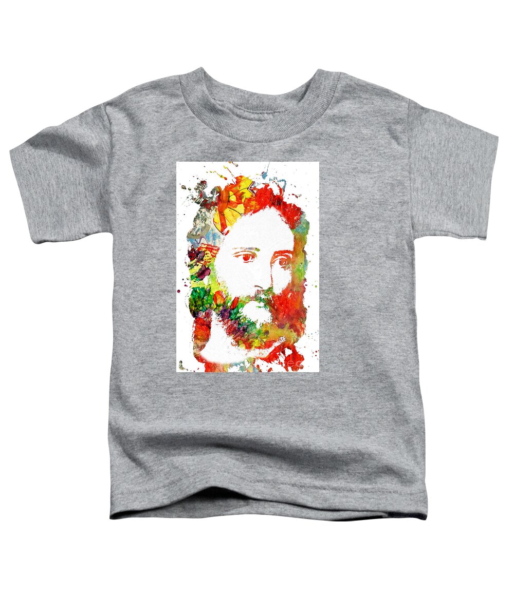 Jesus Christ Toddler T-Shirt featuring the photograph Christ by Doc Braham