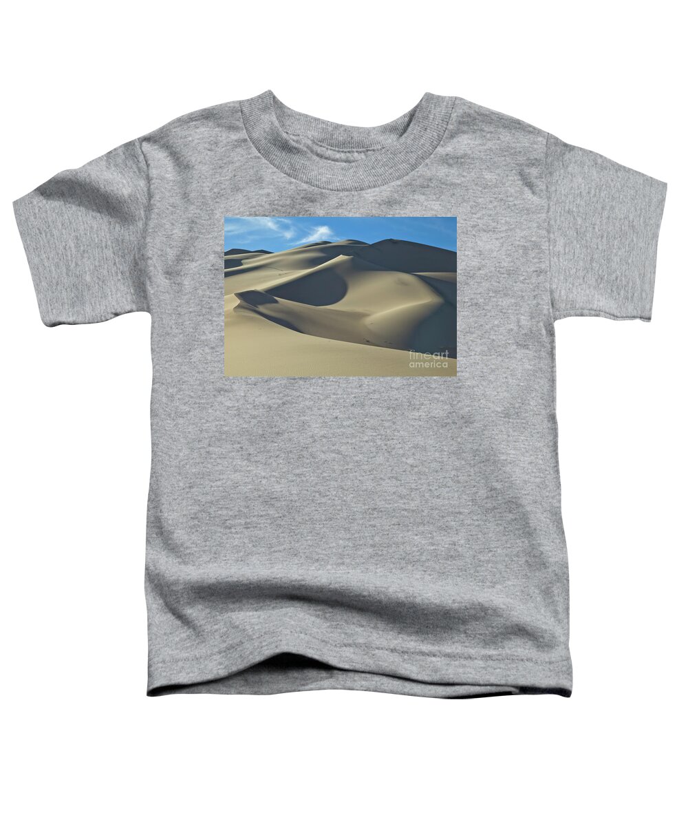 00559255 Toddler T-Shirt featuring the photograph Sand Dunes In Death Valley by Yva Momatiuk John Eastcott