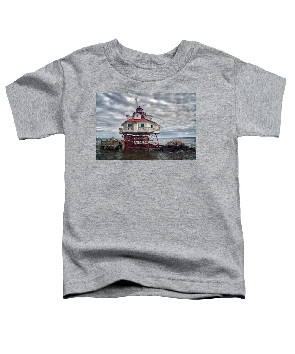 Maryland Toddler T-Shirt featuring the photograph Thomas Point Lighthouse #2 by Robert Fawcett