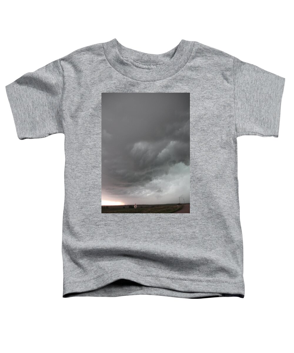 Stormscape Toddler T-Shirt featuring the photograph Nebraska Panhandle Supercells #52 by NebraskaSC
