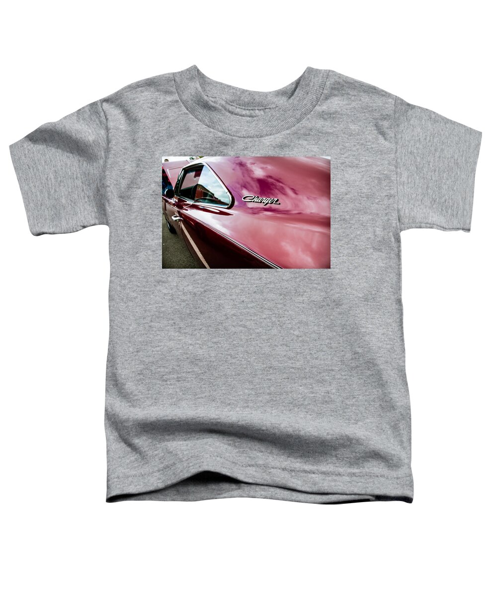 Automobile Toddler T-Shirt featuring the photograph 1969 Dodge Charger by Lauri Novak