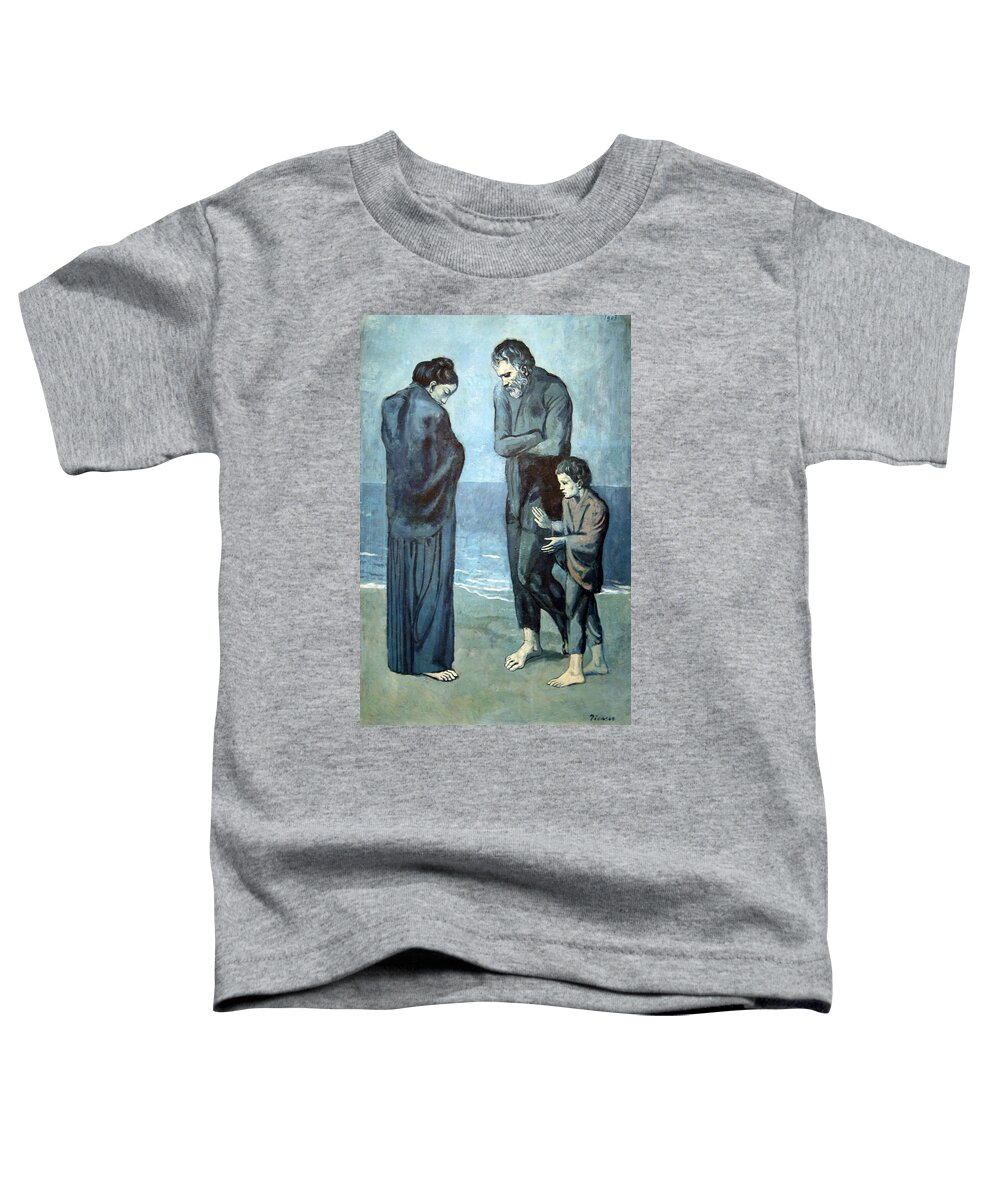 The Tragedy Toddler T-Shirt featuring the photograph Picasso's The Tragedy #2 by Cora Wandel