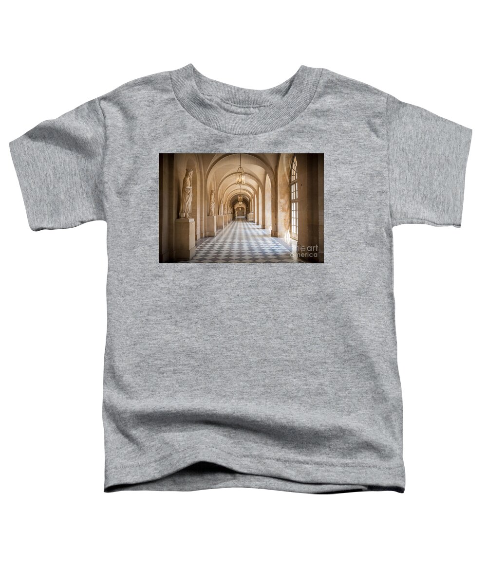 Europa Toddler T-Shirt featuring the photograph Versailles Hallway #1 by Inge Johnsson