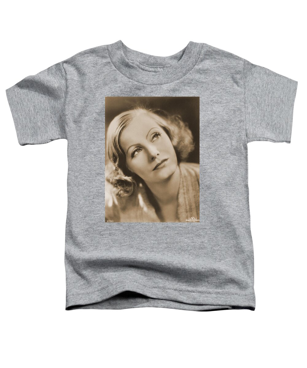 Entertainment Toddler T-Shirt featuring the photograph Greta Garbo, Hollywood Movie Star #3 by Photo Researchers