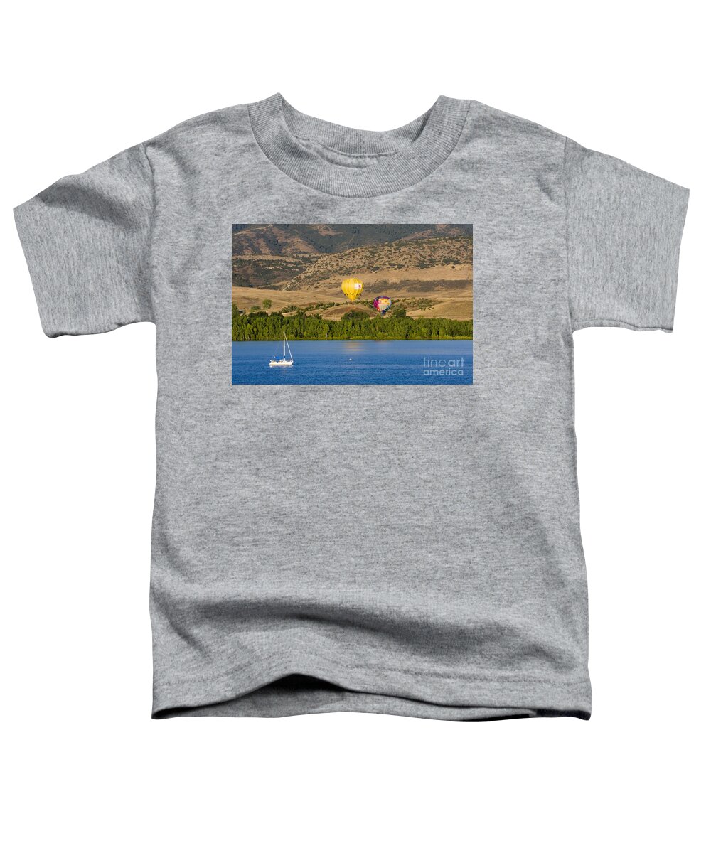 Colorado Toddler T-Shirt featuring the photograph Rocky Mountain Balloon Festival #3 by Steven Krull