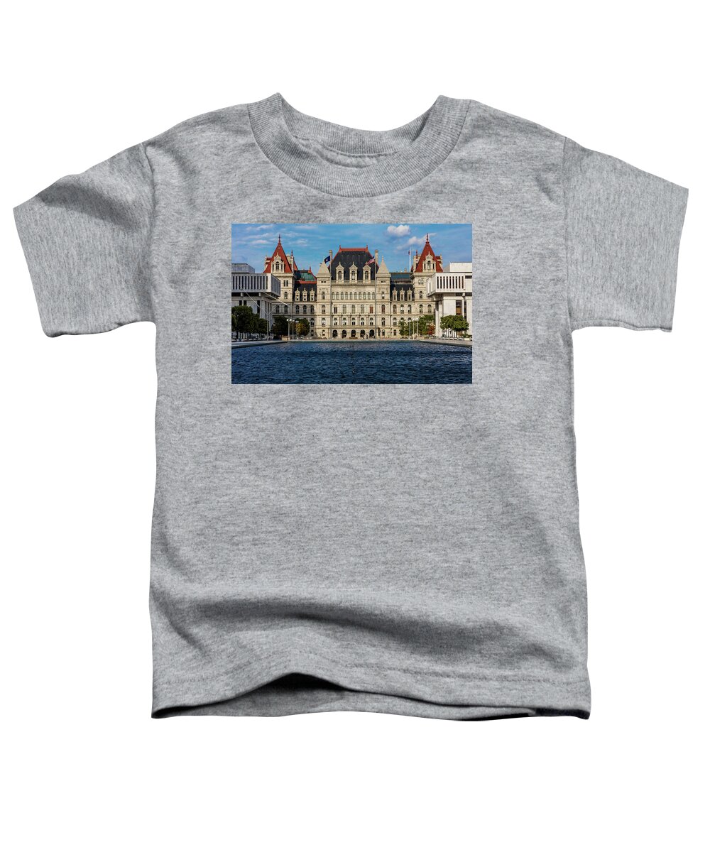 Photography Toddler T-Shirt featuring the photograph New York, Albany, New York State Capitol #4 by Panoramic Images