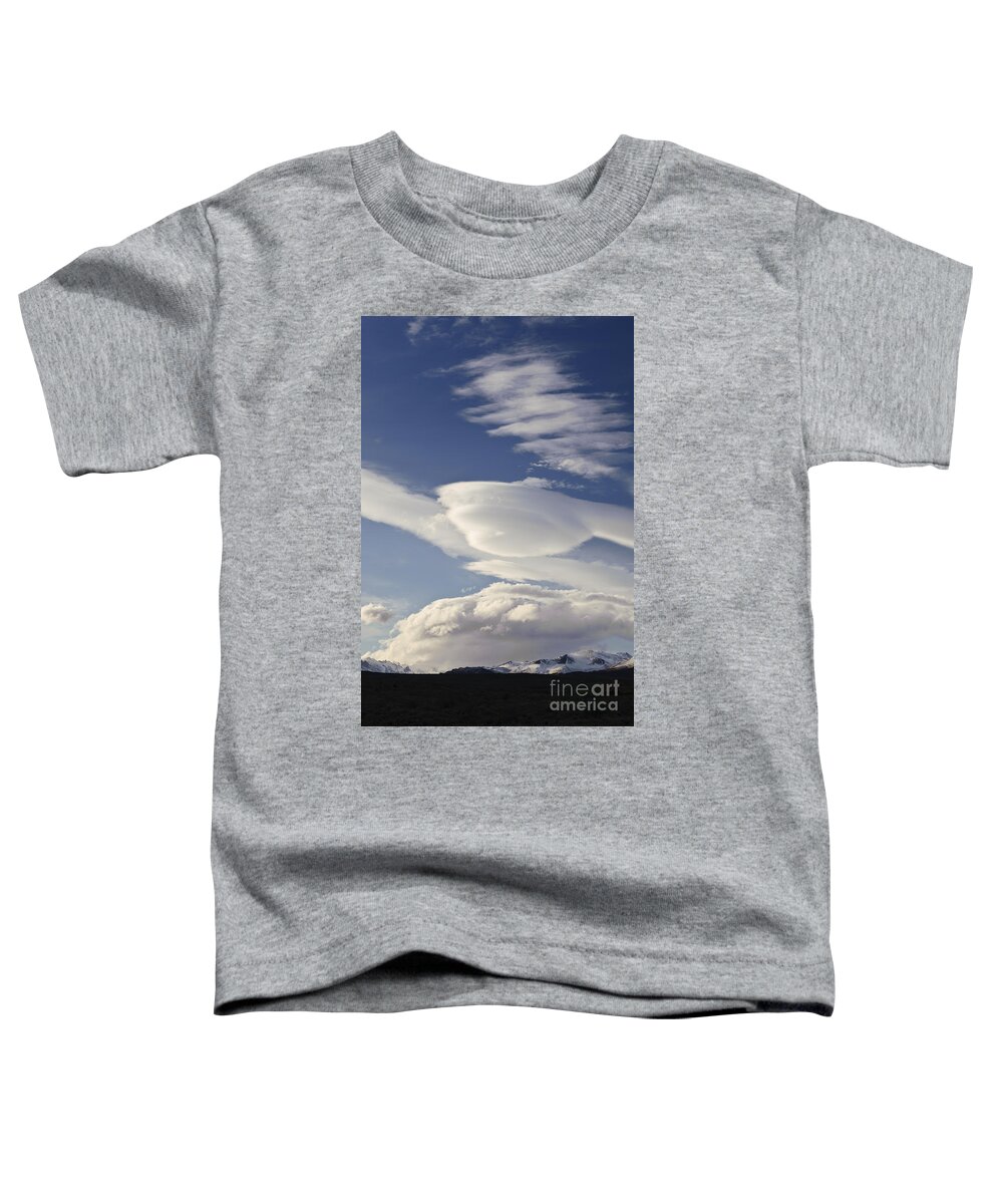 Argentina Toddler T-Shirt featuring the photograph Lenticular Clouds #5 by John Shaw