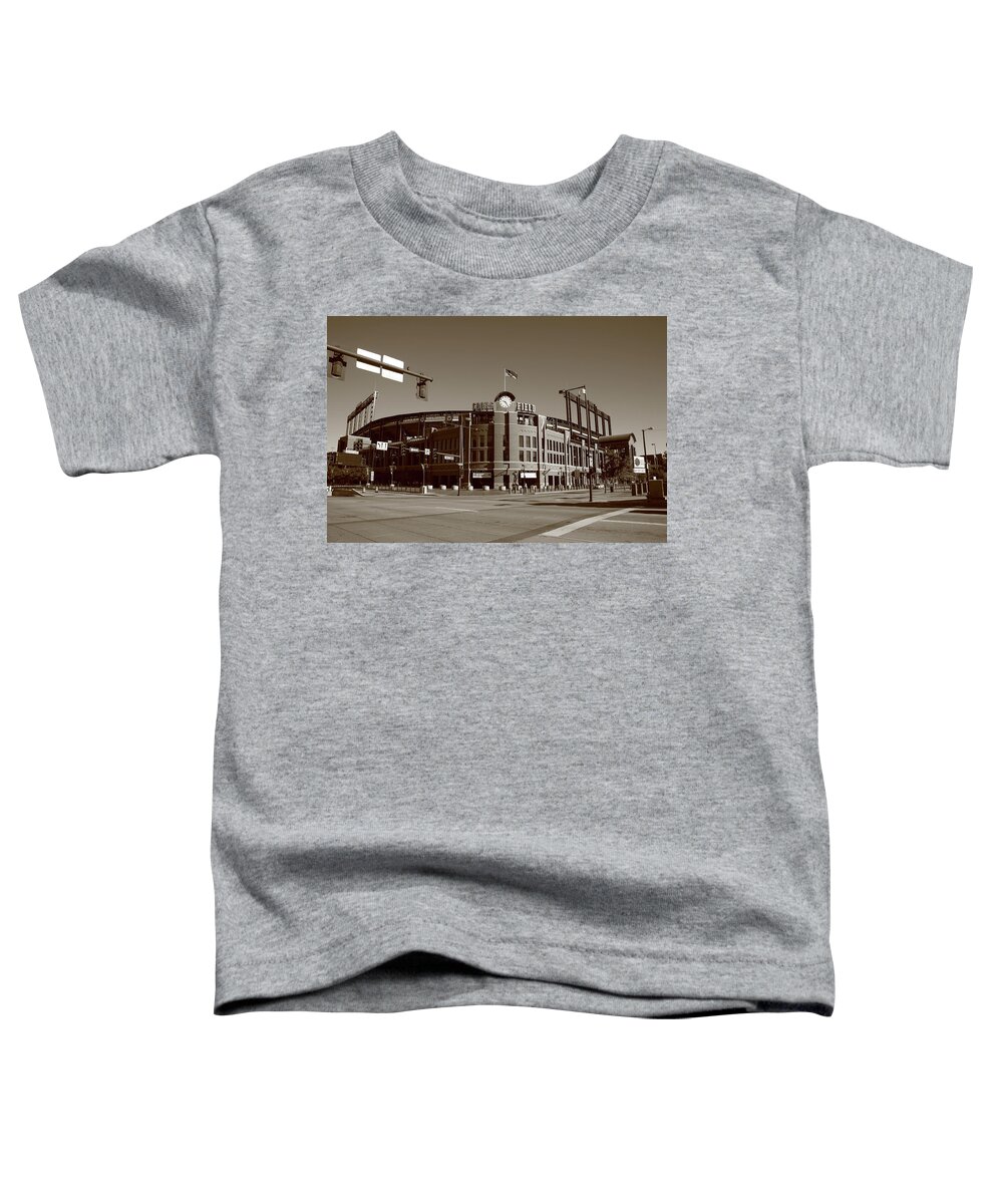 America Toddler T-Shirt featuring the photograph Coors Field - Colorado Rockies #6 by Frank Romeo