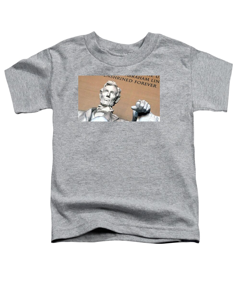 Washington Toddler T-Shirt featuring the photograph Lincoln Memorial by Kenny Glover