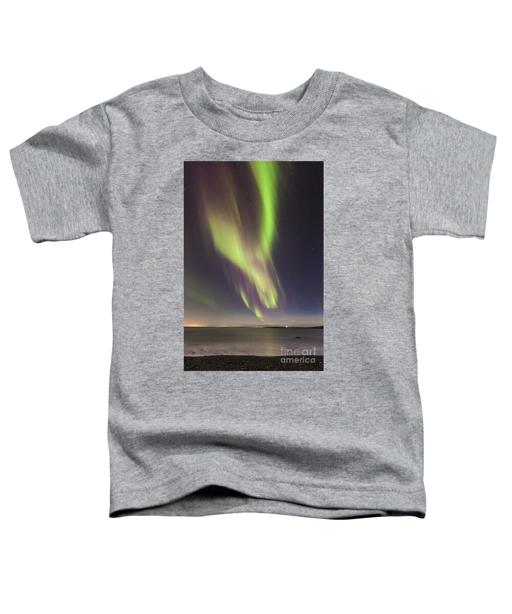 Northern Toddler T-Shirt featuring the photograph Northern Lights Iceland #9 by Gunnar Orn Arnason