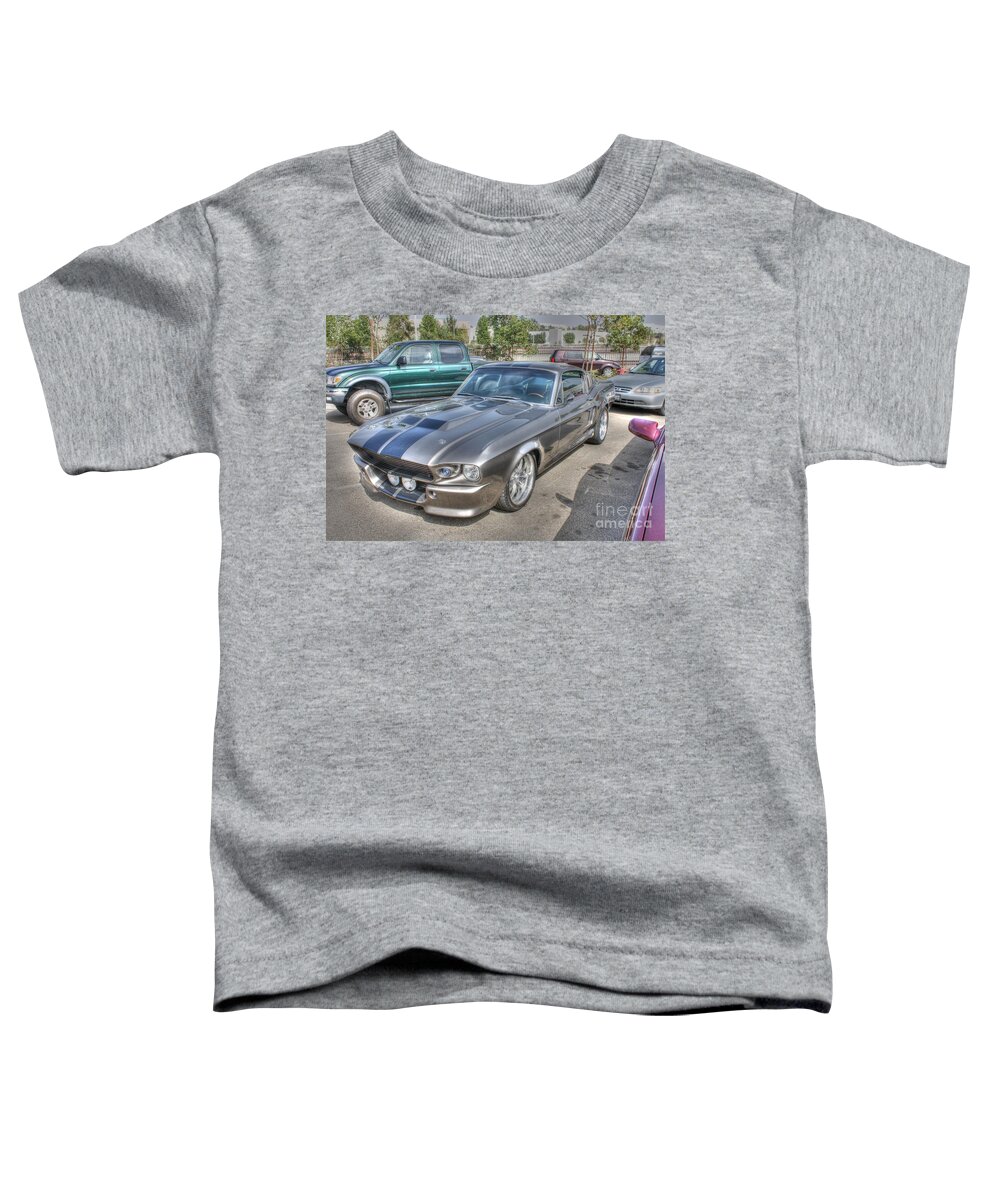 1968 Ford Mustang Gt Toddler T-Shirt featuring the photograph 68 West Coast GT by Tommy Anderson