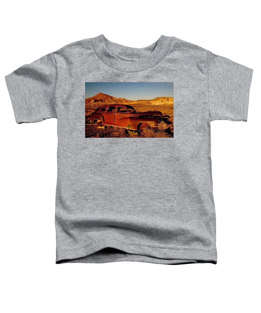Rust Toddler T-Shirt featuring the photograph Abandoned and Forgotten by Alicia Kent