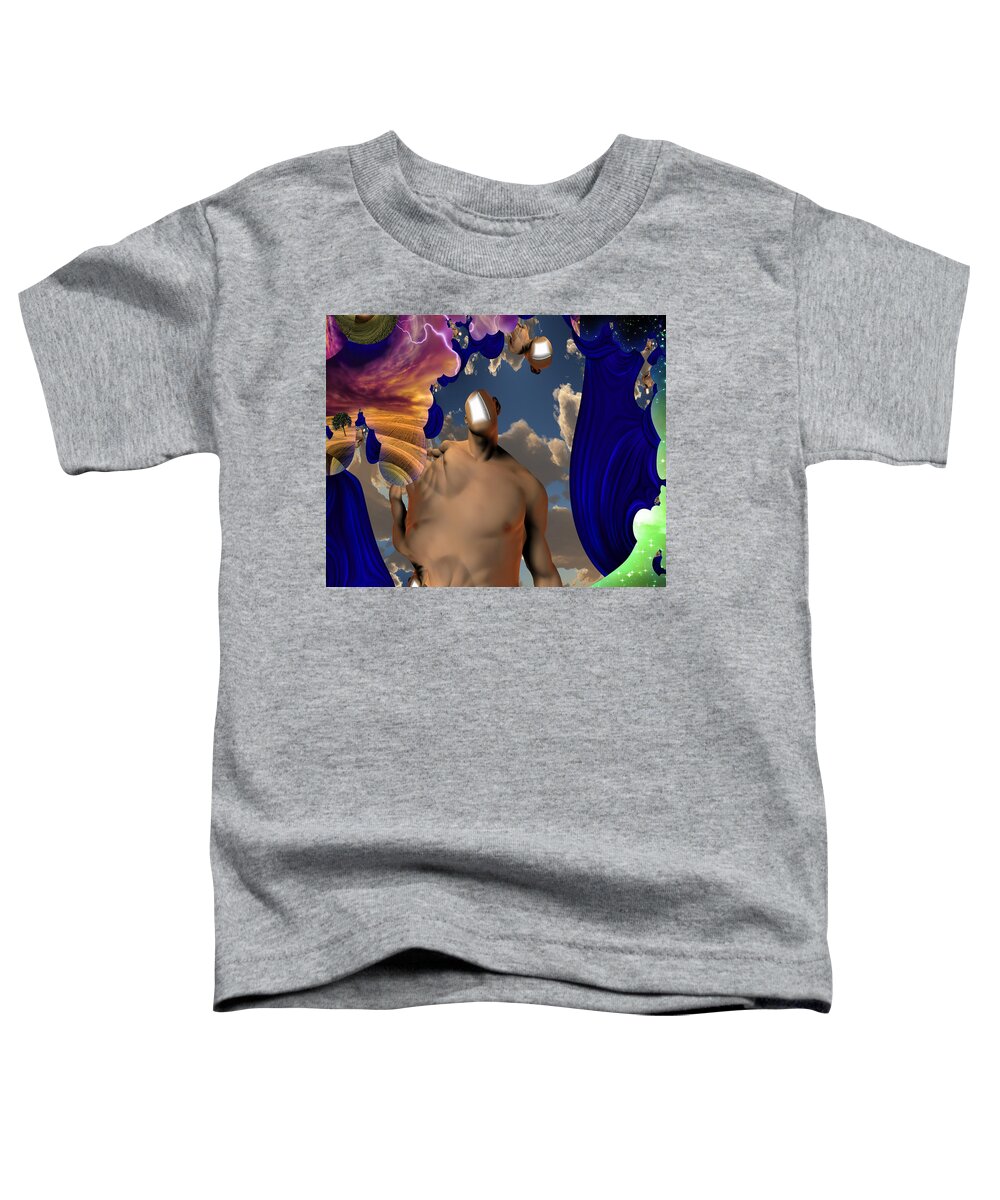 Story Toddler T-Shirt featuring the digital art Allegory by Bruce Rolff