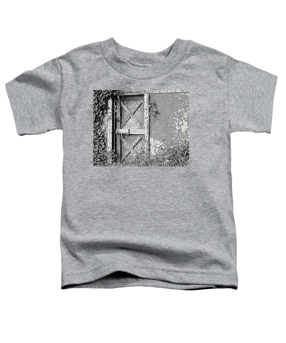Door Toddler T-Shirt featuring the photograph Abandoned and Alone by Lori Lafargue