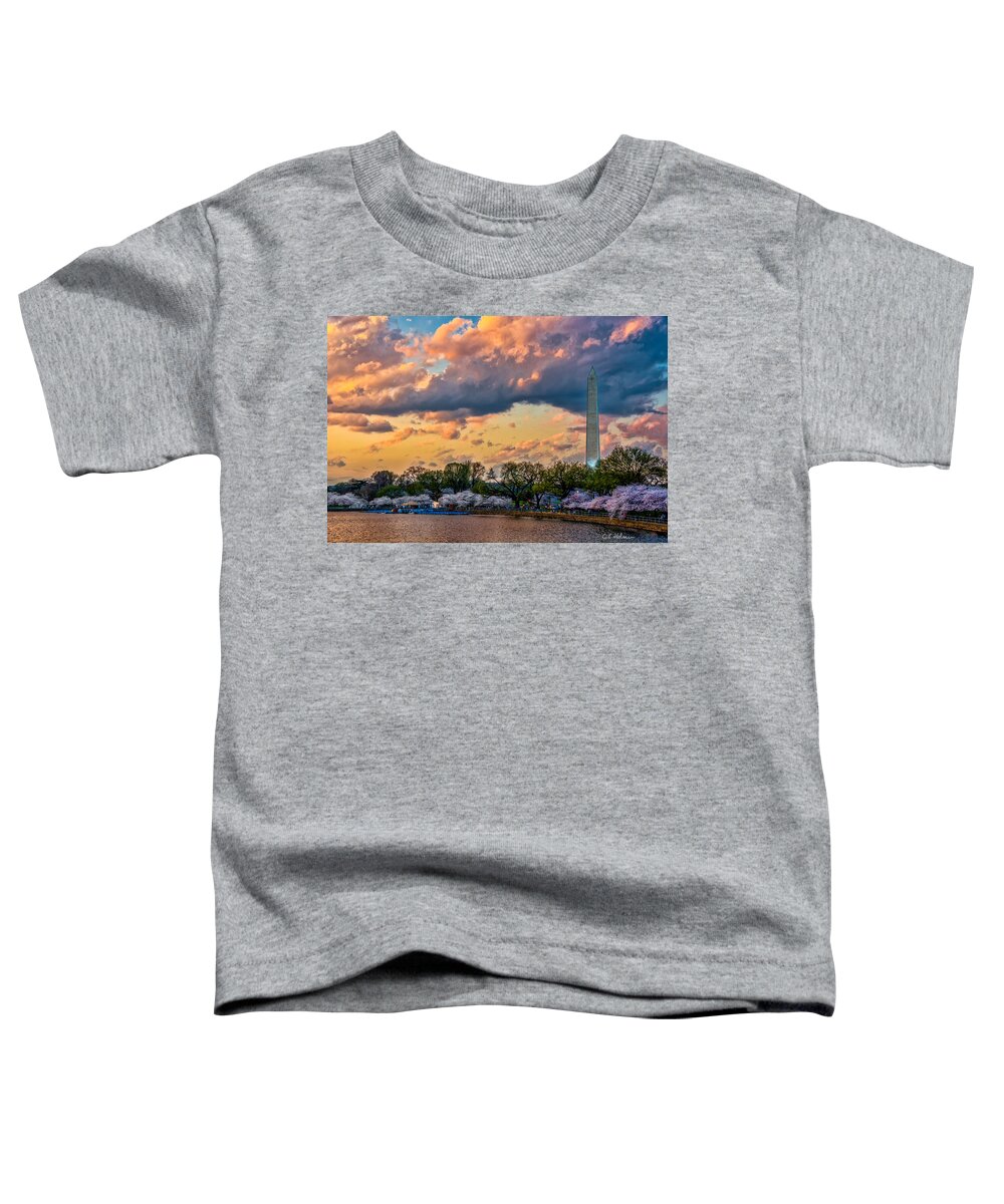 Washington Dc Toddler T-Shirt featuring the photograph An Evening In DC by Christopher Holmes
