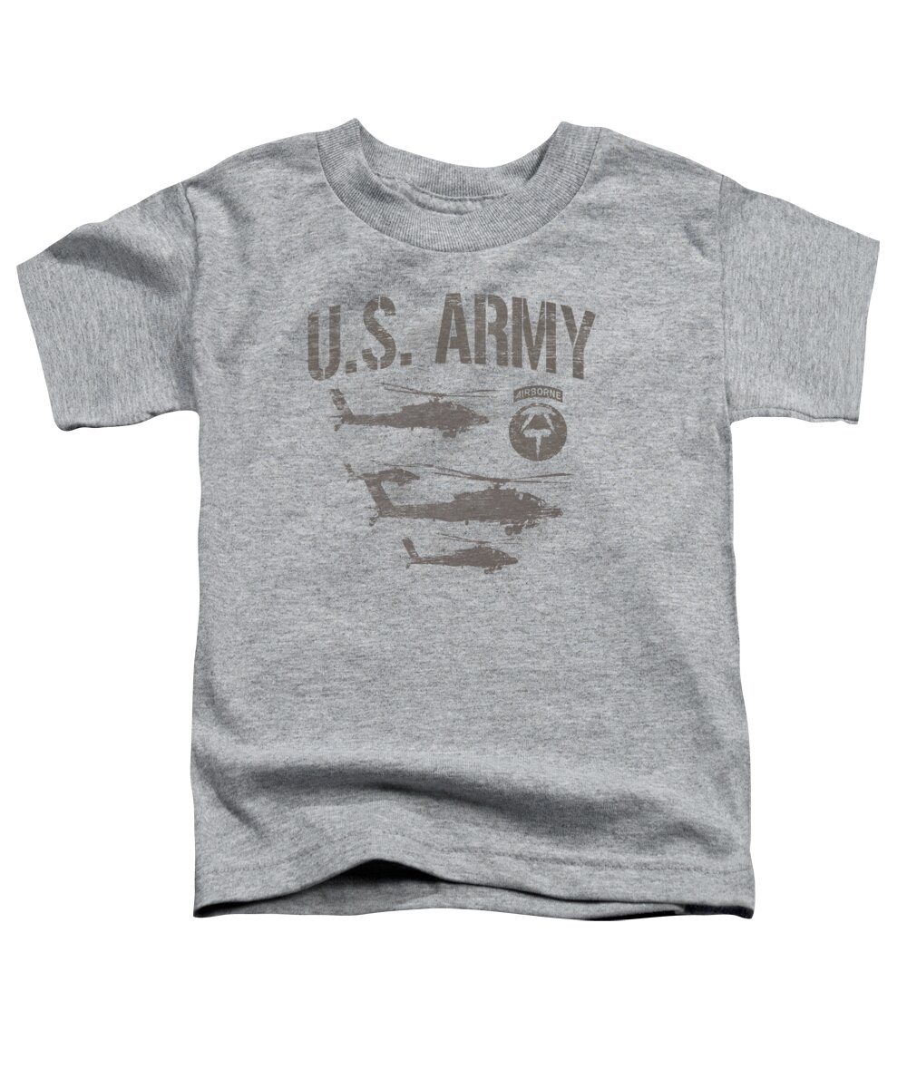 Air Force Toddler T-Shirt featuring the digital art Army - Airborne by Brand A
