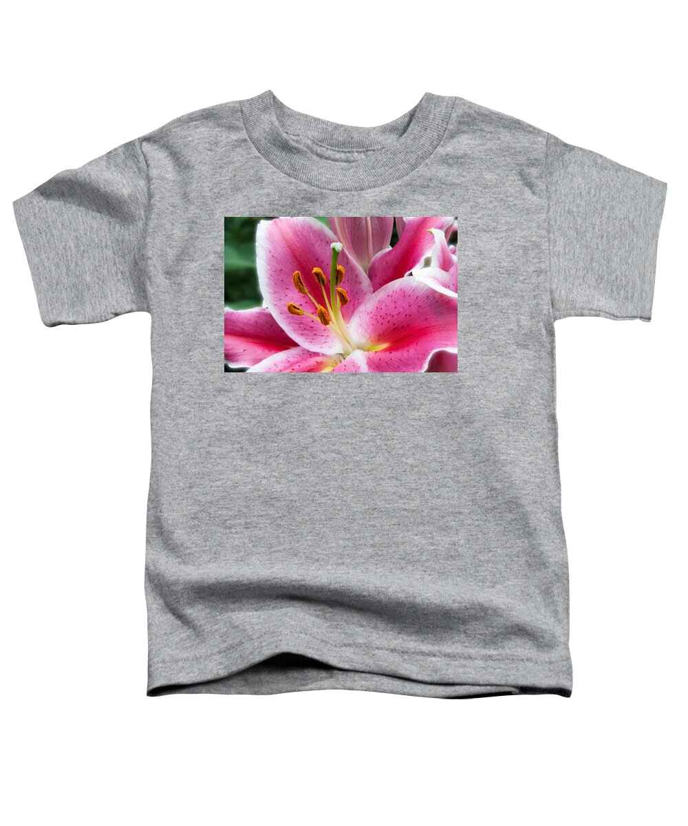 Asian Toddler T-Shirt featuring the photograph Asian Lily by Michael Porchik