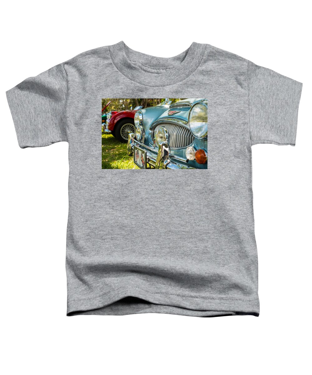 1960s Toddler T-Shirt featuring the photograph Austin Healey by Raul Rodriguez