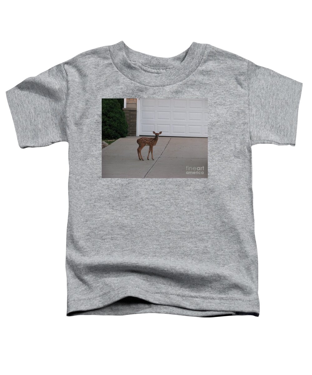 Deer Toddler T-Shirt featuring the photograph Bambi by Michael Krek