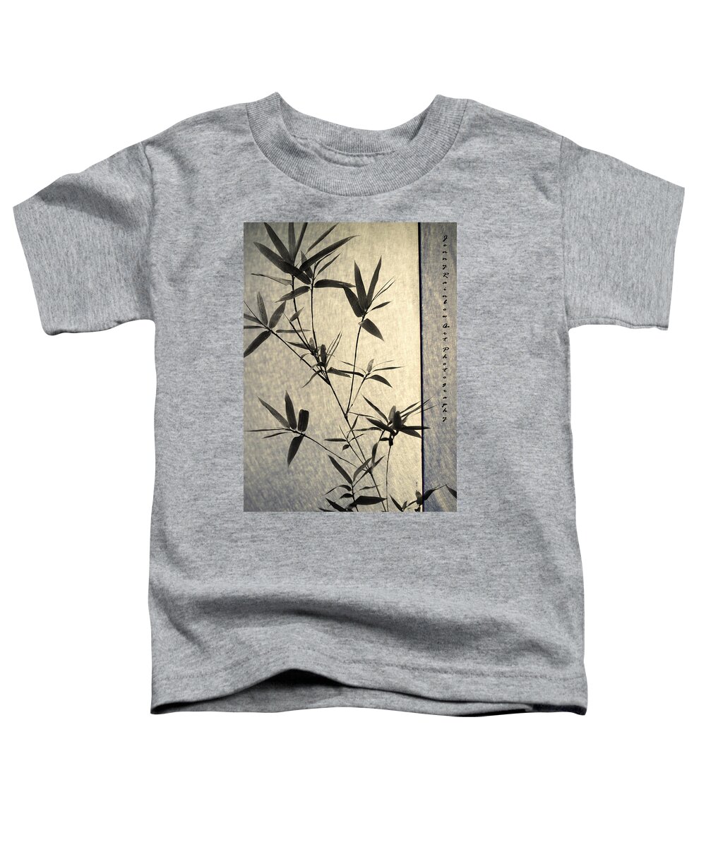 Japanese Style Toddler T-Shirt featuring the photograph Bamboo Leaves by Jenny Rainbow