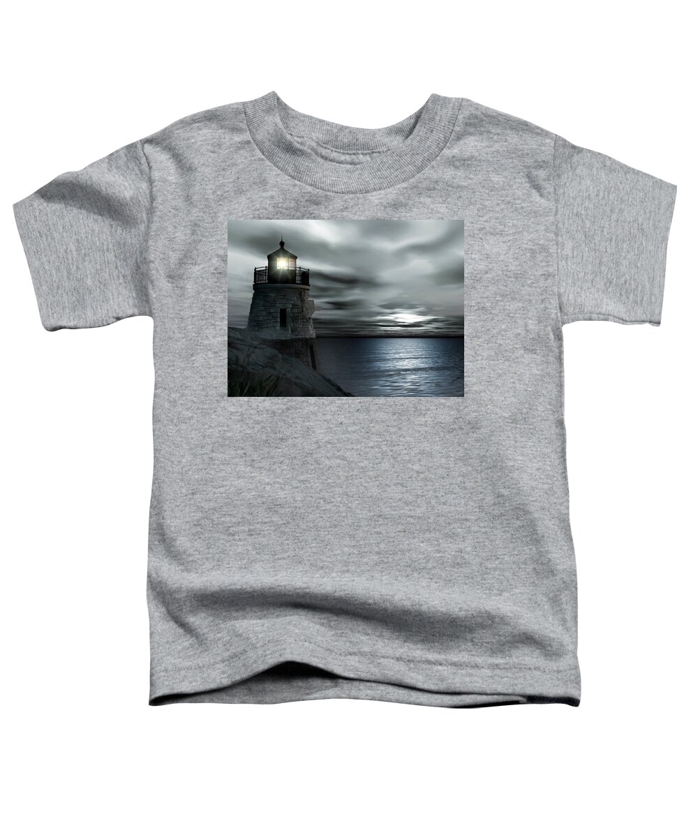 Castle Hill Toddler T-Shirt featuring the photograph Beautiful Light In The Night by Lourry Legarde