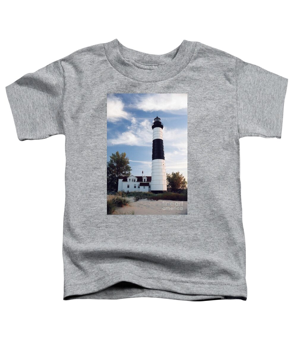 Lighthouse Toddler T-Shirt featuring the photograph Big Sable Lighthouse by Crystal Nederman